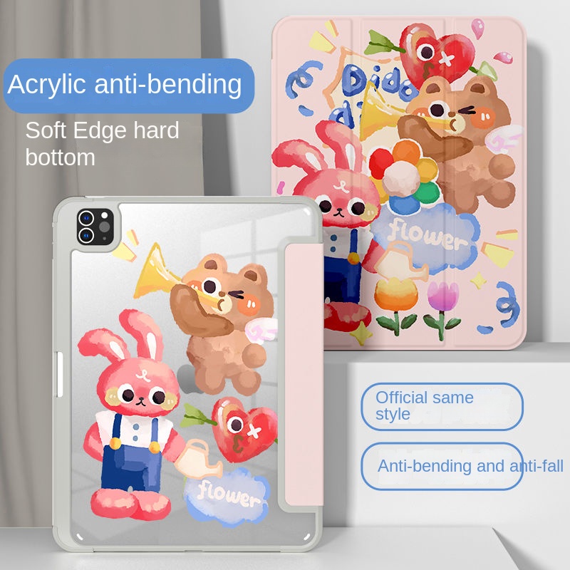 Bao Da Máy Tính Bảng Bằng Acrylic Cho iPad Air 2020 10.9 inch Air 4th Gen 10.2 8th 7th 5th 6th 9.7 Pro 11 2020 Mini 5 i-Pad 2 3 4