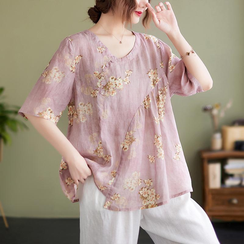 Vải Lanh cotton In Họa Tiết Thổ Cẩm Cổ Điển Mã 4.21Zpt