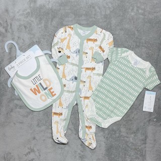 Set body 3 chi tiết cho bé trai/bé gái họa tiết siêu xinh