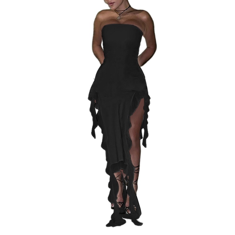 Đầm Lệch Vai Ôm Dáng Xẻ Tà Quyến Rũ Dành Cho Nữ