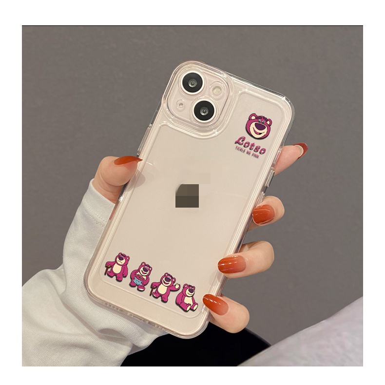 Ốp lưng iphone trong lỗ viền Hình Gấu 6s/6splus/7/7plus/8/8plus/x/xr/xs/11/12/13/14/pro/max/plus/promax TLV 2059