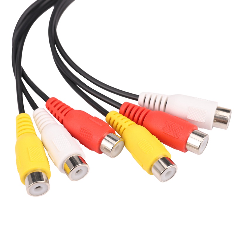 (MớI) Cáp Chia Âm Thanh / Video 3 RCA ĐầU CắM Sang Lỗ CắM