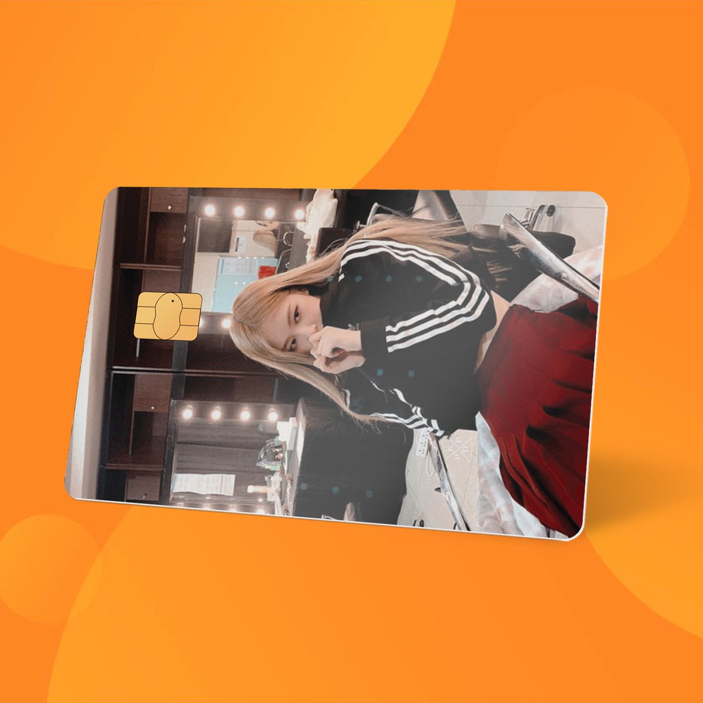 Miếng Dán Thẻ Card ROSE BLACK PINK | SKIN ATM, Thẻ Chung Cư Trang Trí - Chất Liệu Decal Vinyl Chống Nước