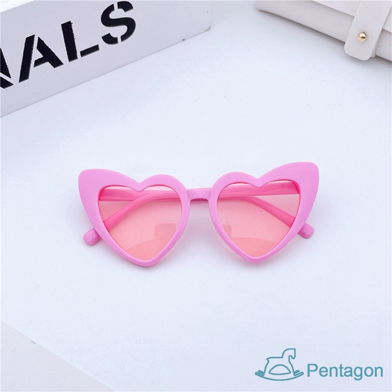 Kính Mát Gọng Trái Tim Chống Tia Uv Thời Trang Cho Bé