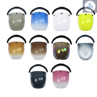 3-Snap Bubble Wind Shield Visor For Biltwell Gringo&Bonanza Motorcycle   Helmet
