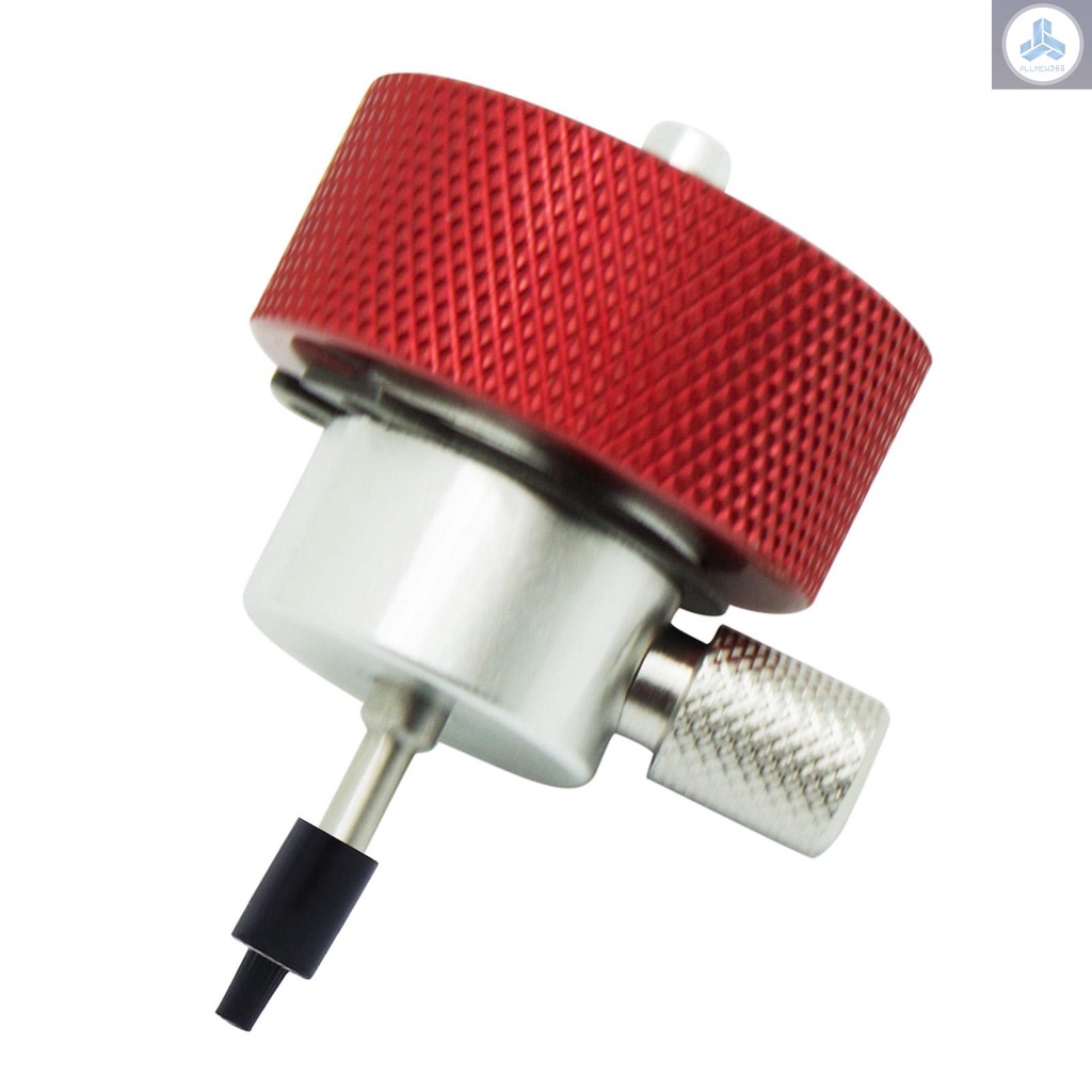 Gas Tank Adapter Gas Refill Adapter Propane Filling Adapter Propane Needle Inflatable Connector for Outdoor Camping for Green Gas Tank with Silicone Oil Port