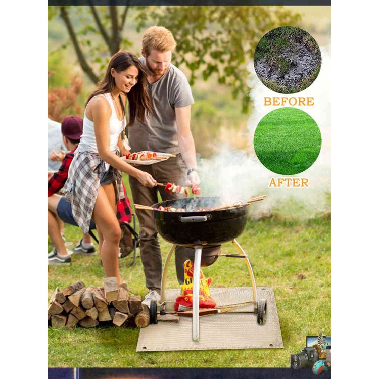 Thảm Sợi Thủy Tinh Lót Sàn Chống Cháy Tiện Dụng Cho Sân Vườn