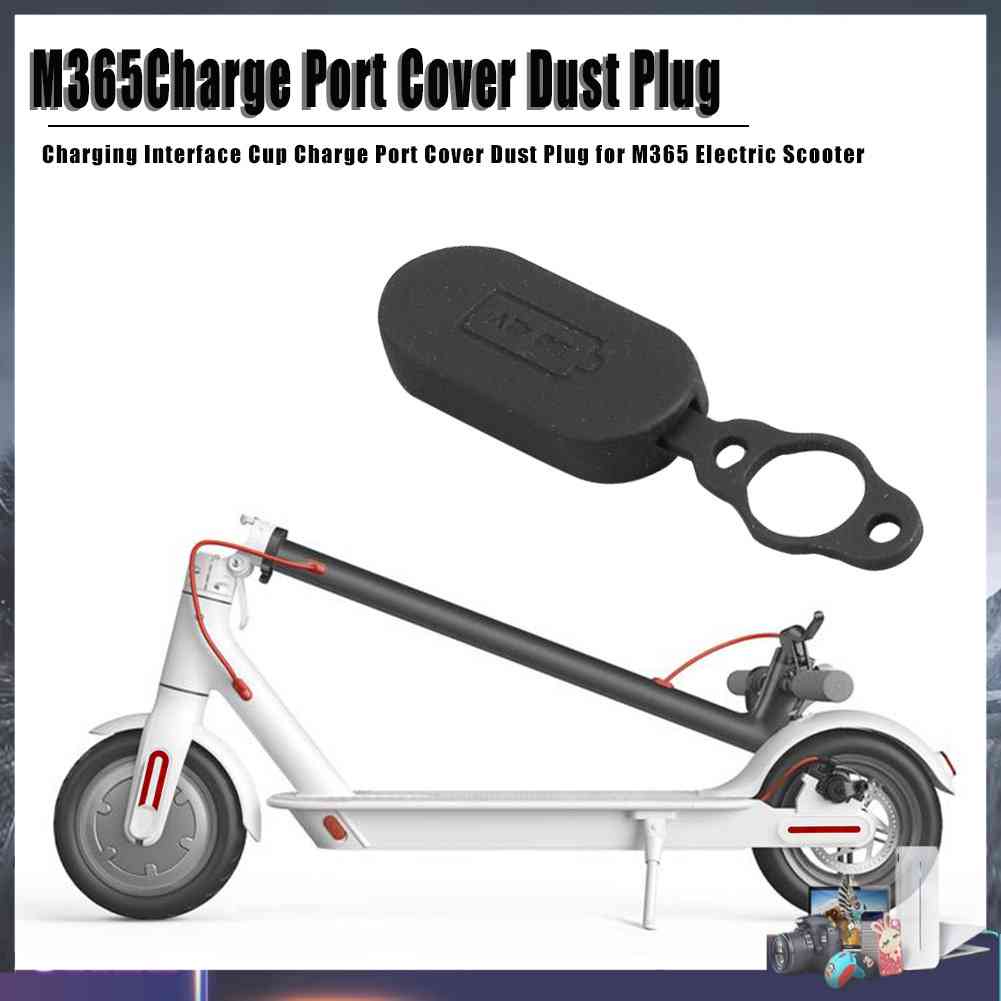 Vỏ Bọc Cổng Sạc Xe Scooter Điện Bằng Silicone Chống Bụi M365