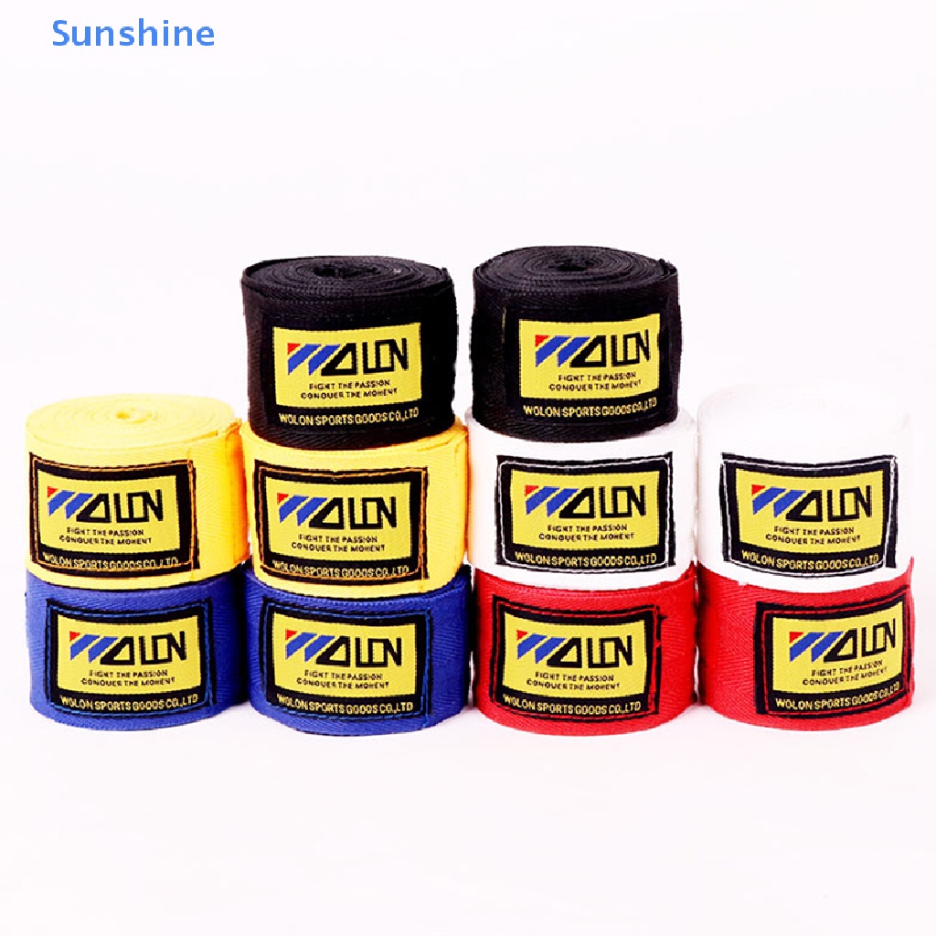 1 Cặp Đai Quấn Cổ Tay Bằng Cotton Hỗ Trợ Tập Taekwondo Muay Thai Boxing