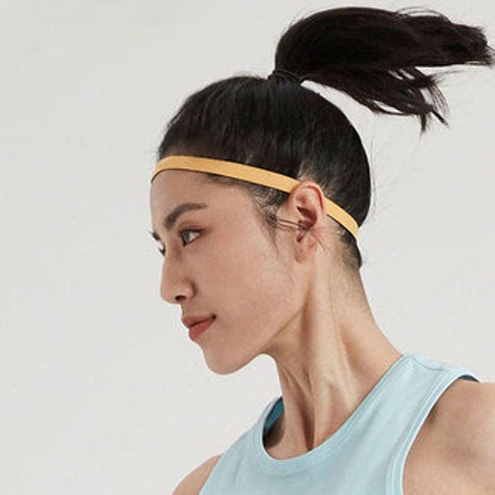 Băng Đô Thể Thao Bằng Silicon Co Giãn Màu Sắc Ngọt Ngào