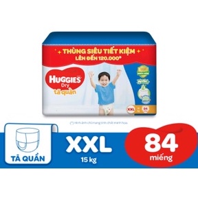 Tã quần HUGGIES Tràm Trà Tự Nhiên Dry Pants Mega Jumbo M120/L108/XL96/XXL84 mẫu mã thay đổi theo nhà sản xuất