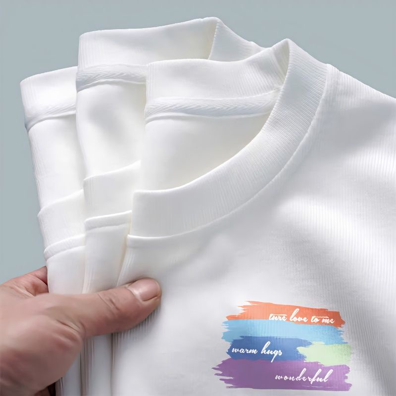 Áo Thun 100% Cotton Tay Ngắn Dáng Rộng Thời Trang Mùa Hè Cho Nam Và Nữ