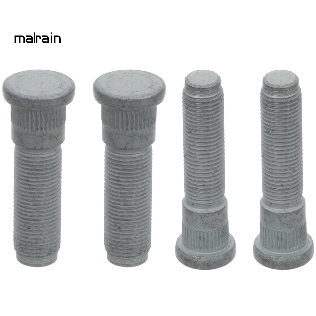 Set 2 Đinh Tán Bánh Xe Màu Xám Chuyên Dụng 06509866Bộ Phụ Kiện Trục Bánh Xe Trước / Sau Cho Dodge Ram 2500 3500 2012-2018