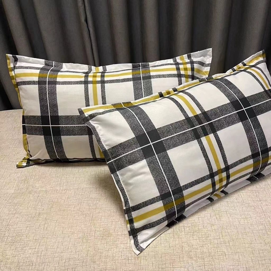 Set 2 Vỏ Gối Kích Thước 30x50 / 40x60 / 48x74 Thân Thiện Với Da Dành Cho Người Lớn Và Trẻ Em