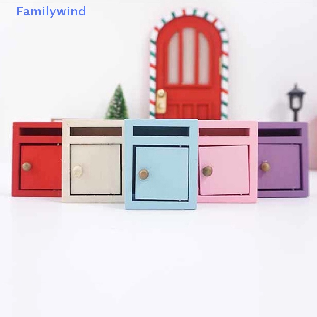 1 Mô Hình Hộp Thư Có Màu Sắc In Chữ Dùng Trang Trí Nhà Búp Bê / Tiểu Cảnh / Nhà Búp Bê 1: 12