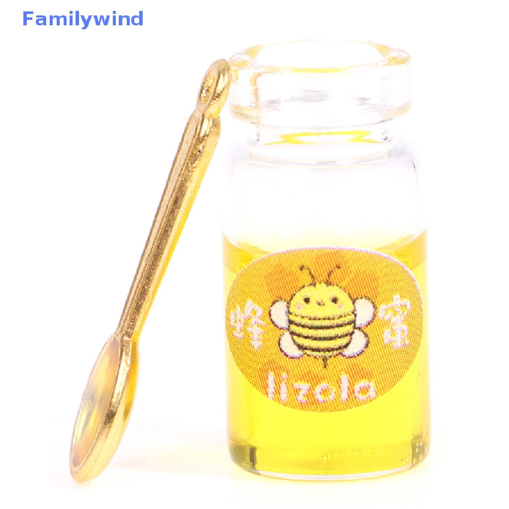 1 Bộ Muỗng Múc Mật Ong Tỉ Lệ 1: 12 Dùng Trang Trí Nhà Búp Bê