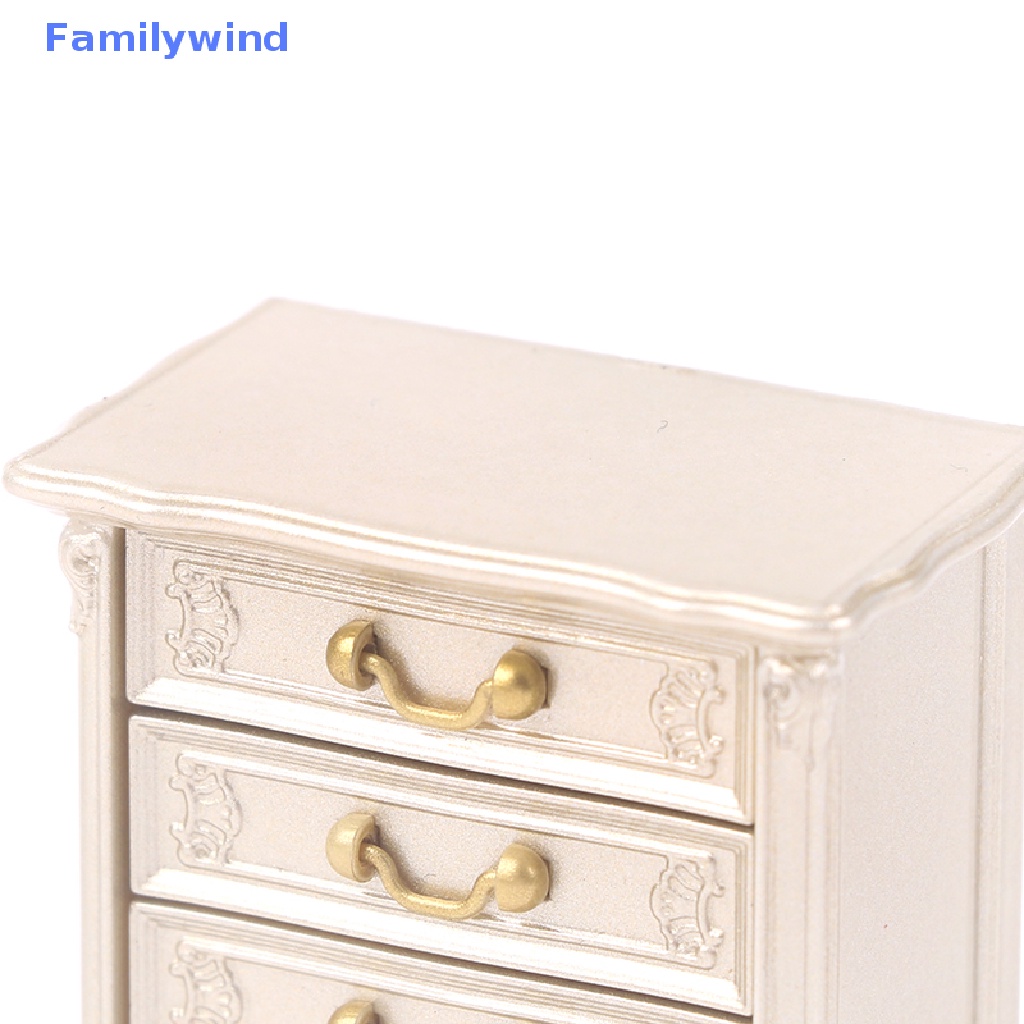 1 Tủ Ngăn Kéo Phòng Ngủ Cho Nhà Búp Bê Tỉ Lệ 1 / 12