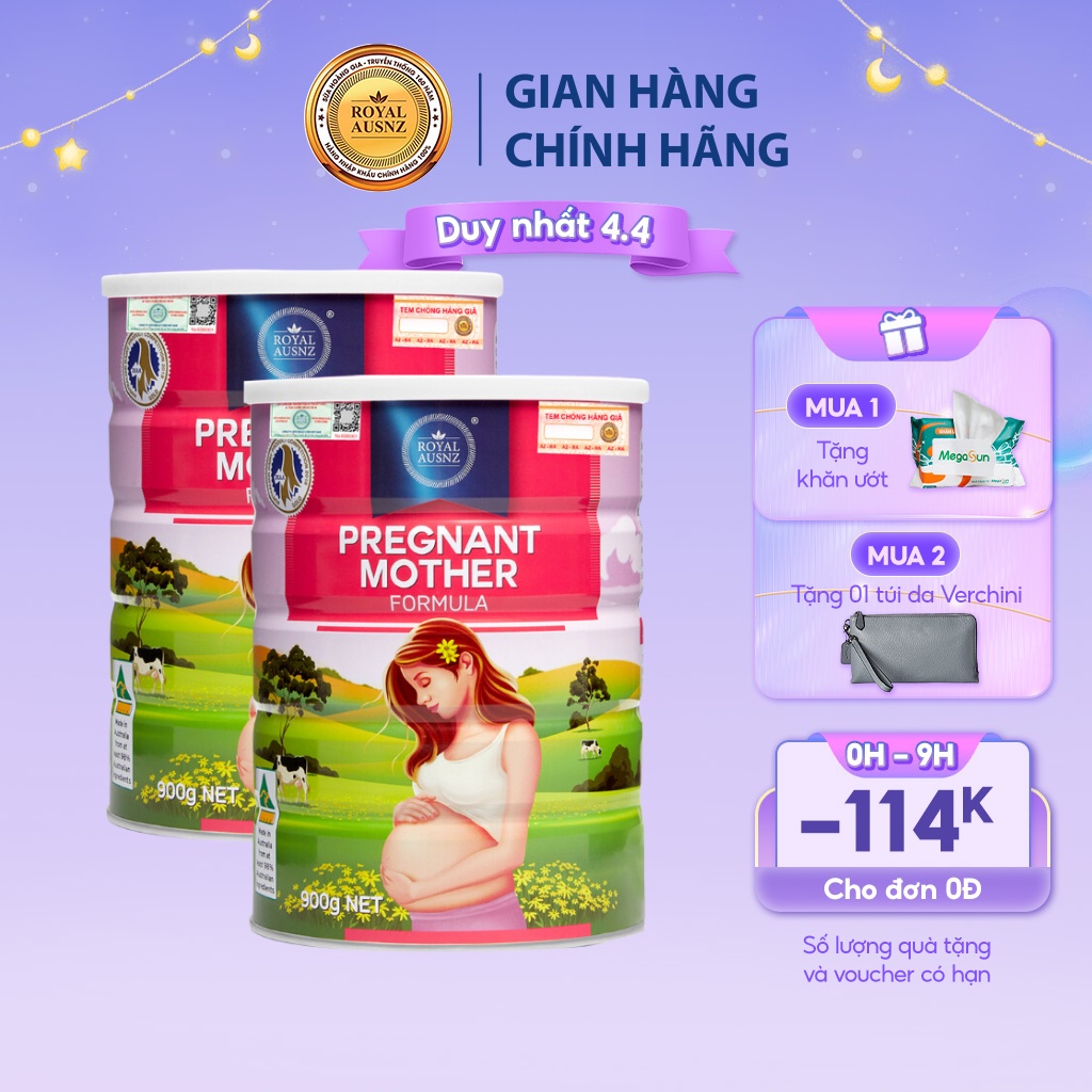 Sữa Bột Hoàng Gia Pregnant Mother Formula Dành Cho Phụ Nữ Mang Thai Royal AUSNZ 900g
