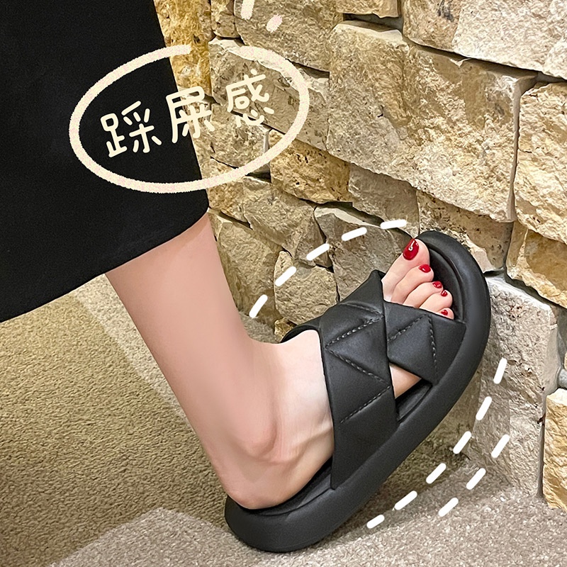STARRY dép nữ fashion sandal nữ sục dép quai hậu nữ dép bánh mìgiày 040712