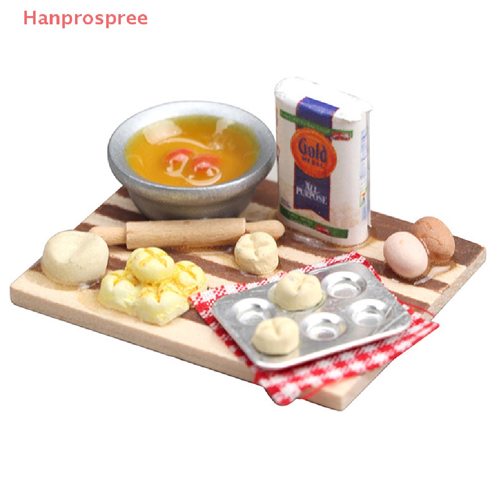 1 Bộ Dụng Cụ Đánh Trứng Trang Trí Nhà Búp Bê Tỉ Lệ 1: 12