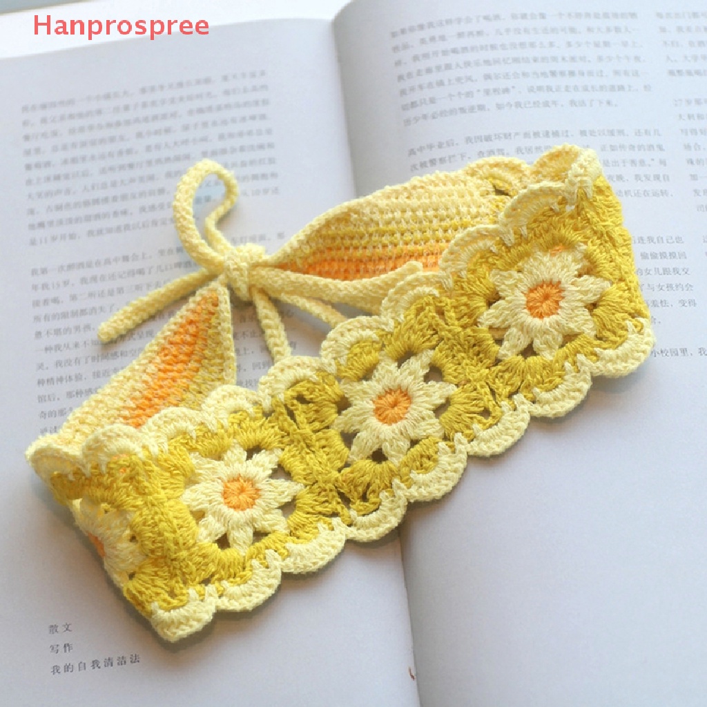 1 Băng Đô Đan Len Hình Hoa Nhiều Màu Sắc Cho Nữ