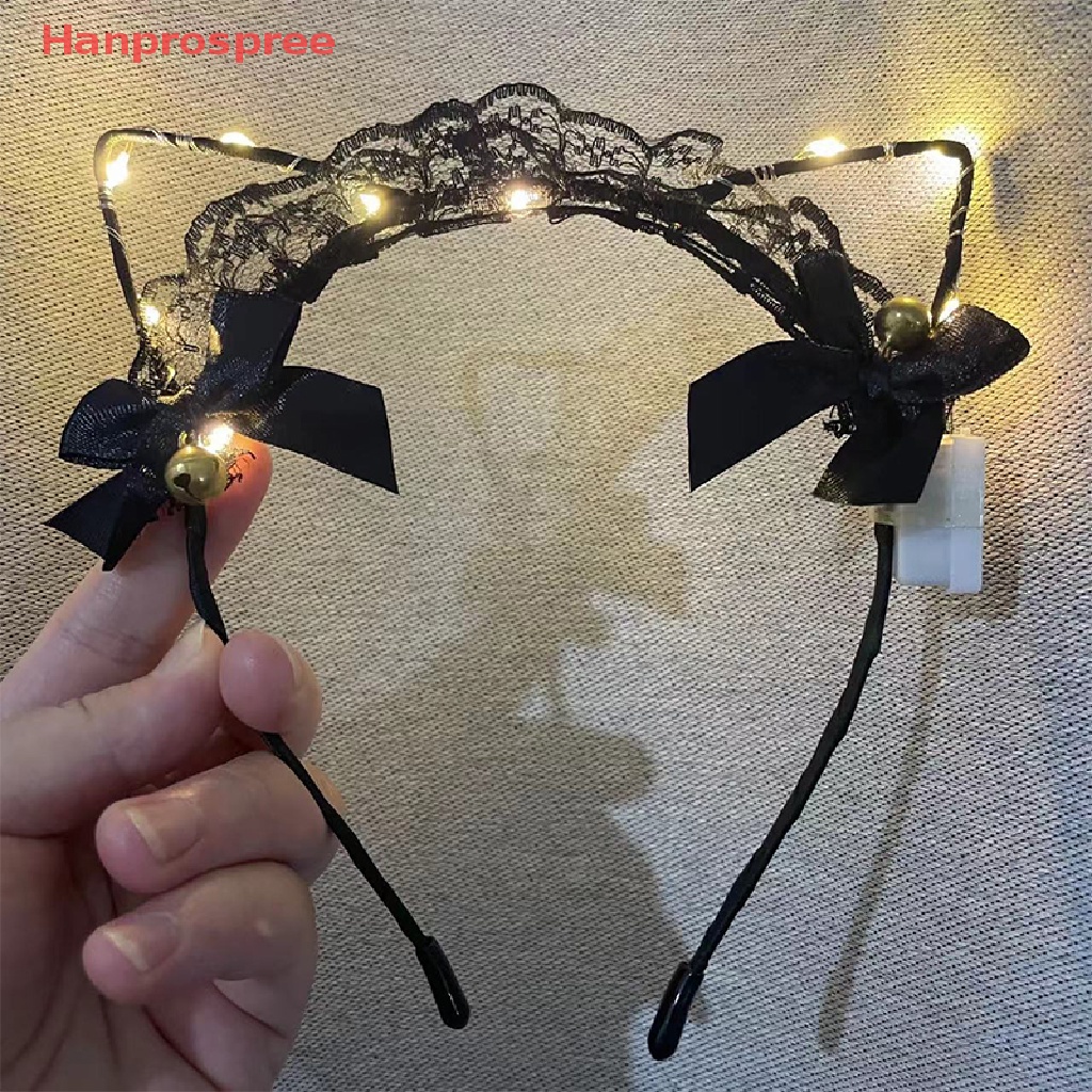 Băng Đô Tai Thỏ Có Đèn Phát Sáng Xinh Xắn