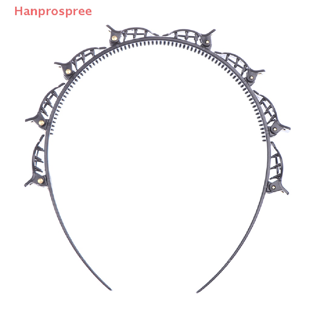 > Phụ Kiện Tóc Hanprospree > Băng Đô Xoắn Cài Tóc Có Răng Lược Dụng Cụ Bện Cho Nữ well