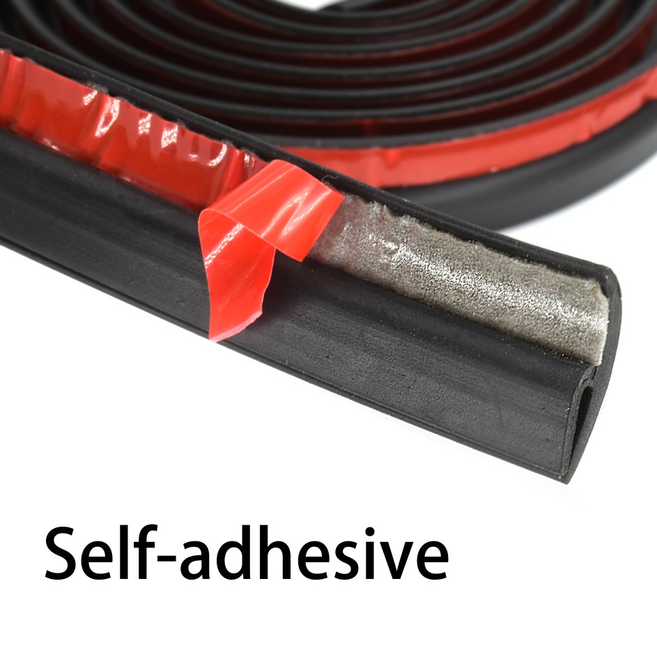 SEAMETAL Dải Cao Su 2M Dán Viền Kính Chắn Gió Xe Hơi Hình Chữ H Thông Dụng