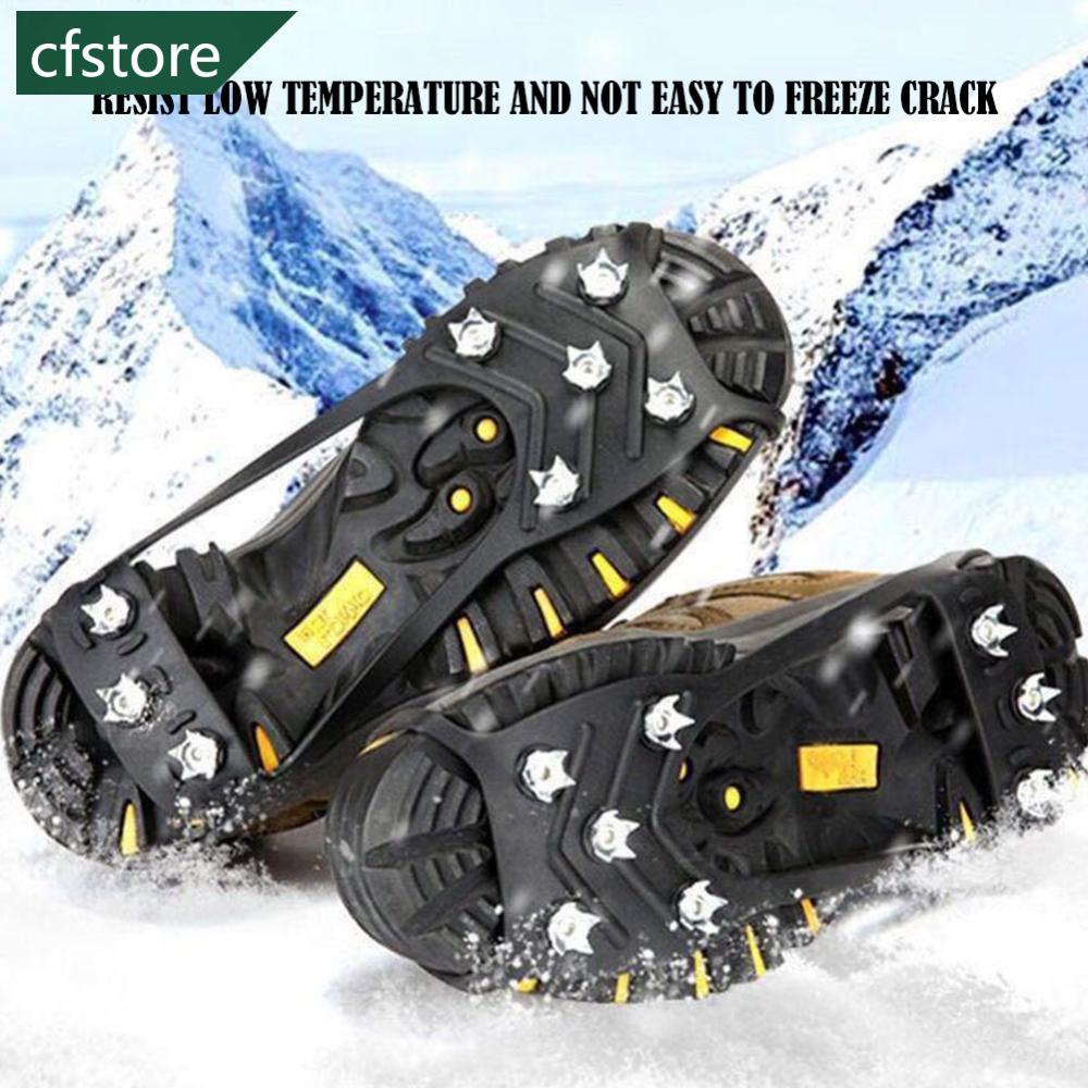 1 Cặp Vỏ Bọc Đế Giày Leo Núi Tuyết 8 Răng Chống Trượt DGA1