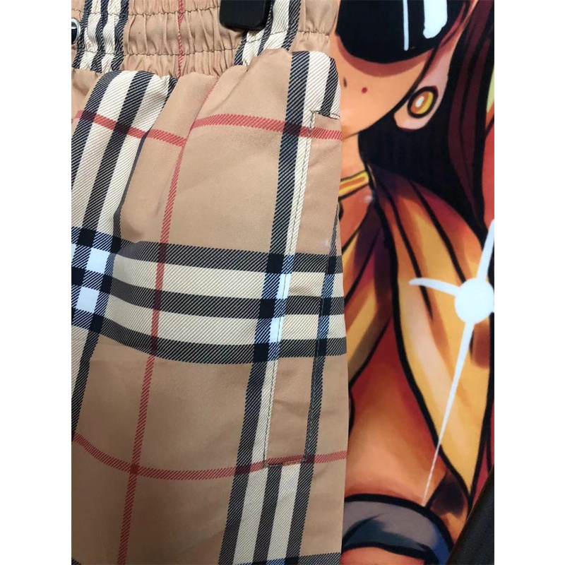 Quần Short cotton Co Giãn Họa Tiết Kẻ Sọc Chất Lượng Cao BUR99BER-2023