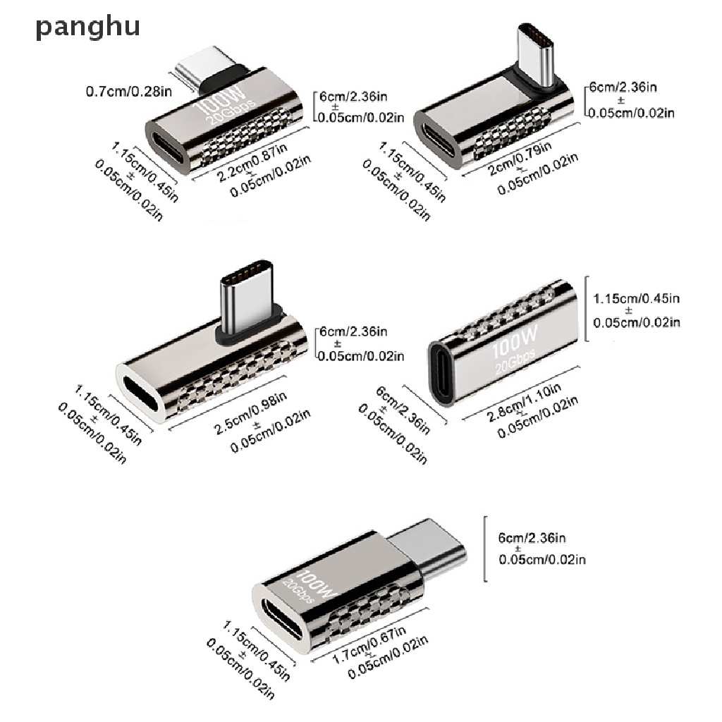 Đầu Chuyển Đổi OTG USB Type C 20Gbps 8K Bằng Hợp Kim Kẽm Tiện Dụng
