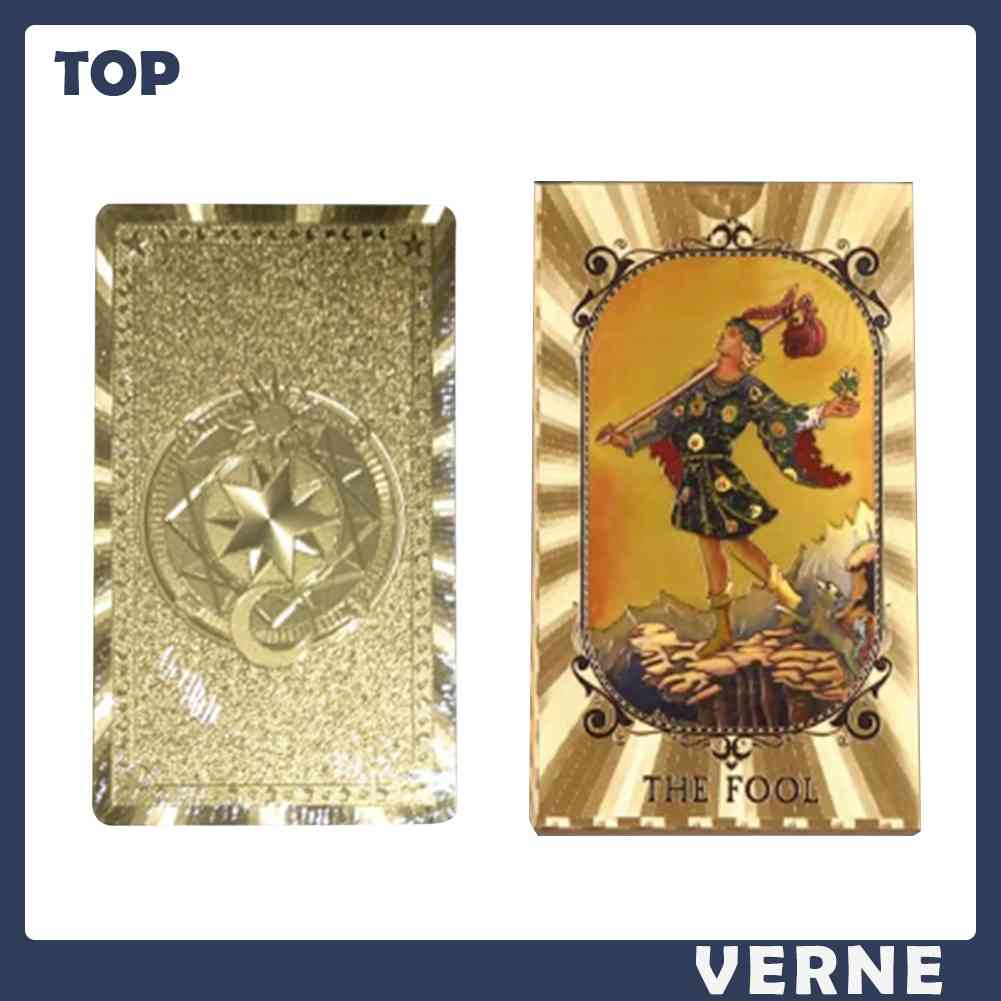 Bộ Bài Tarot Vàng Kim Chống Mài Mòn