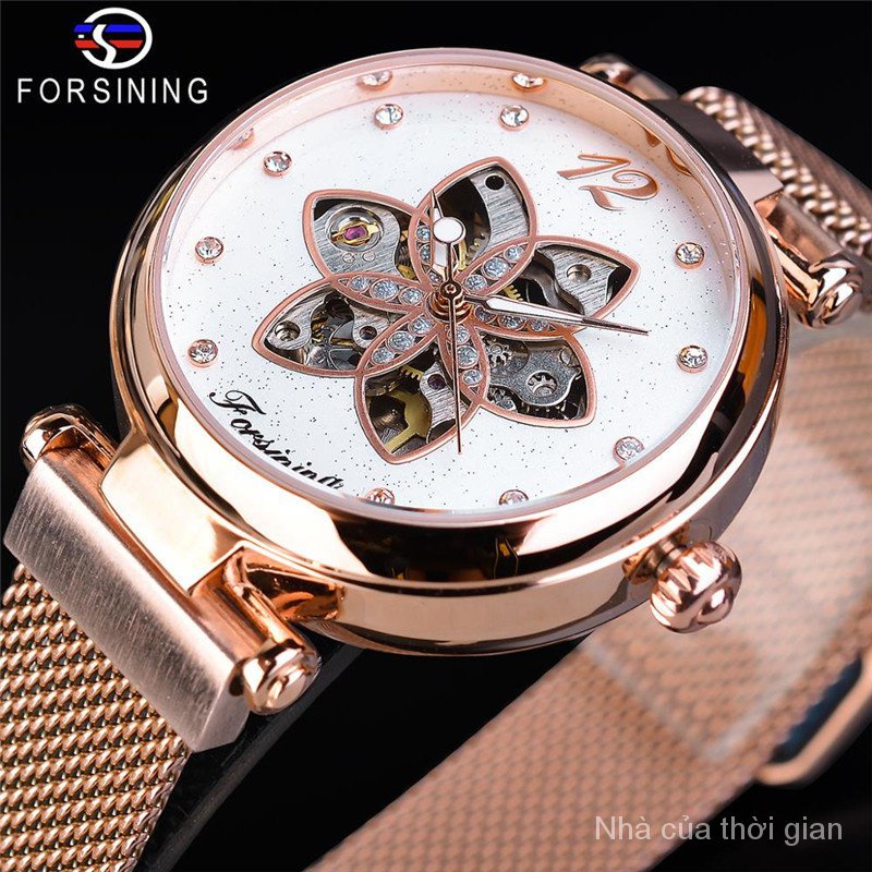 FORSINING Đồng Hồ Cơ Tự Động SLZe193 Thời Trang Cho Nữ