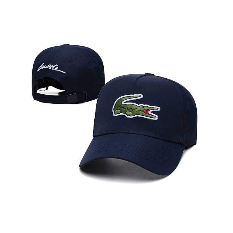 Mũ Lưỡi Trai Lacoste 100% Chính Hãng Thêu Họa Tiết Cá Sấu Phối Kim Loại Có Thể Điều Chỉnh Cho Nam Và Nữ