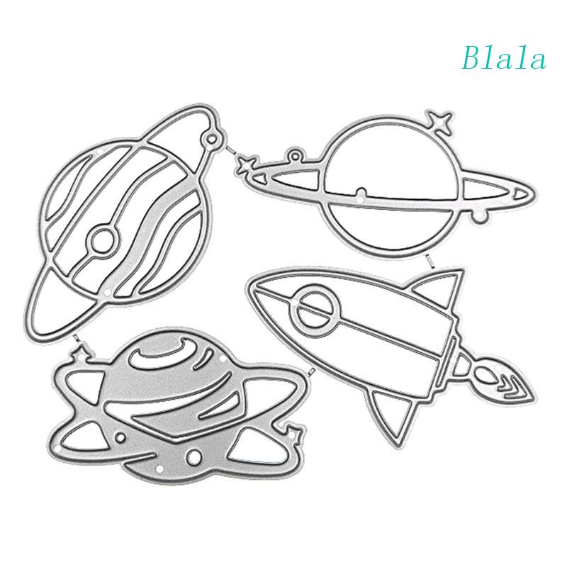 Khuôn Cắt Giấy Làm Từ Kim Loại Hình Hành Tinh Trang Trí Scrapbook