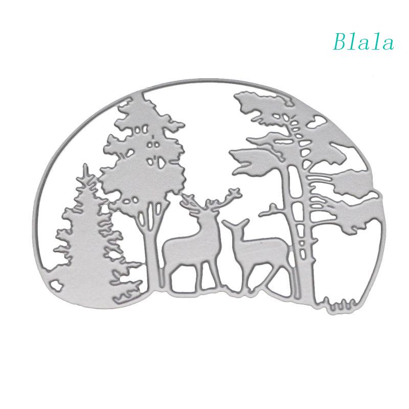 Khuôn Cắt Giấy Kim Loại Trang Trí Hình Nai Sừng Tấm Xinh Xắn