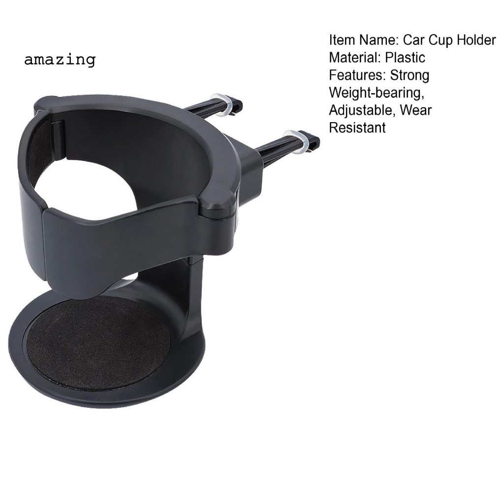 1 Bộ Giá Đỡ Cốc Nước / Gạt Tàn Thuốc Bằng Nhựa Gắn Lỗ Thông Gió Xe Hơi