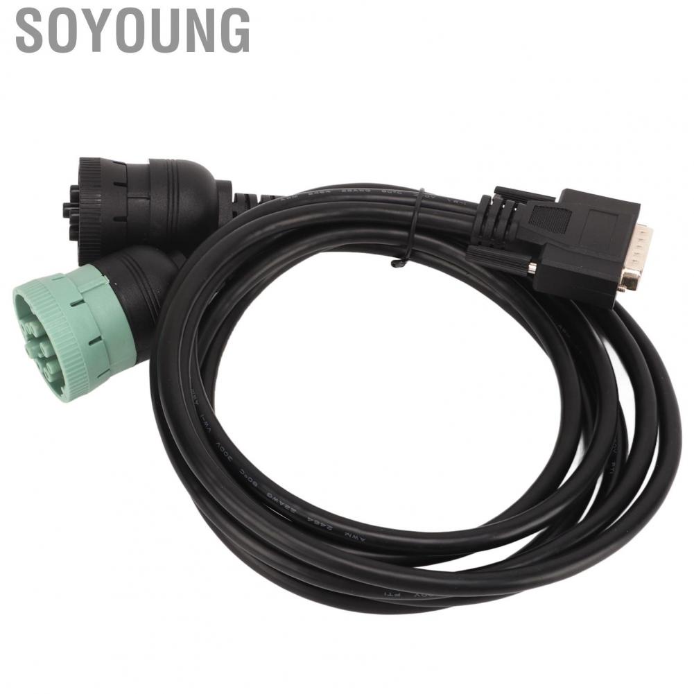 Soyoung Y Diagnostic Cable  6PIN 9PIN Plug and Play ABS Rubber Heavy Duty Stable Transmission Diagnosis Adapter for DLA+2