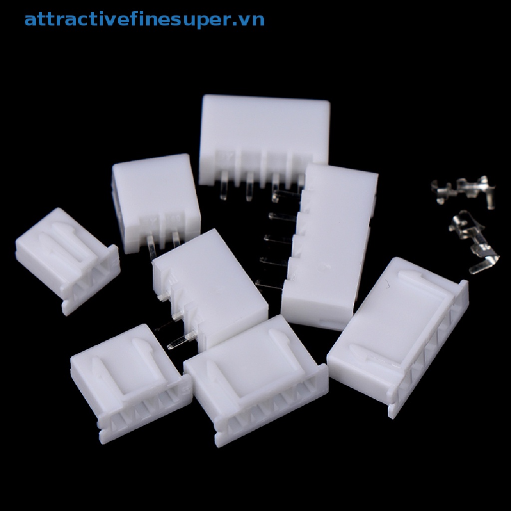 Set 230 Đầu Nối Dây Điện XH 2.54 2p 3p 4p 5pin 2.54mm