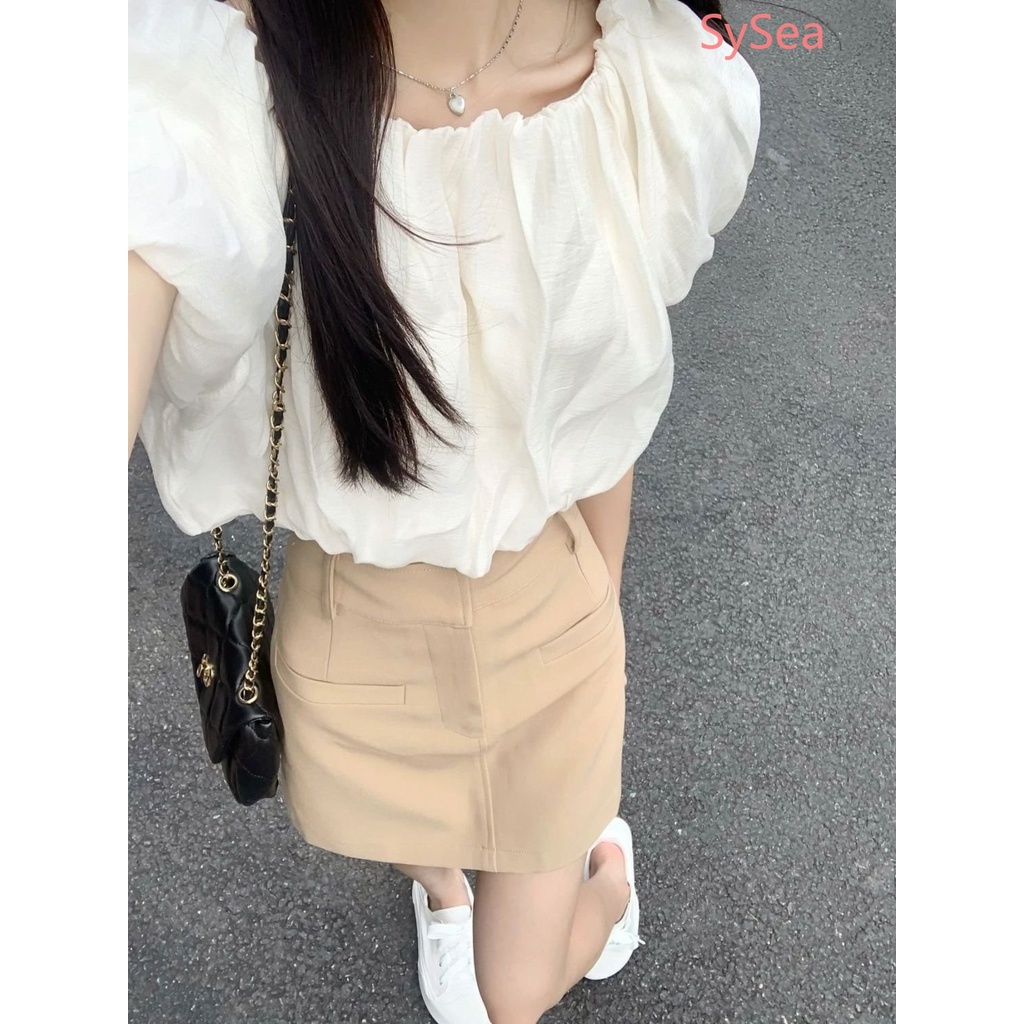 Áo Sơ Mi Tay Phồng Thời Trang Mùa Hè Pháp Dành Cho Nữ