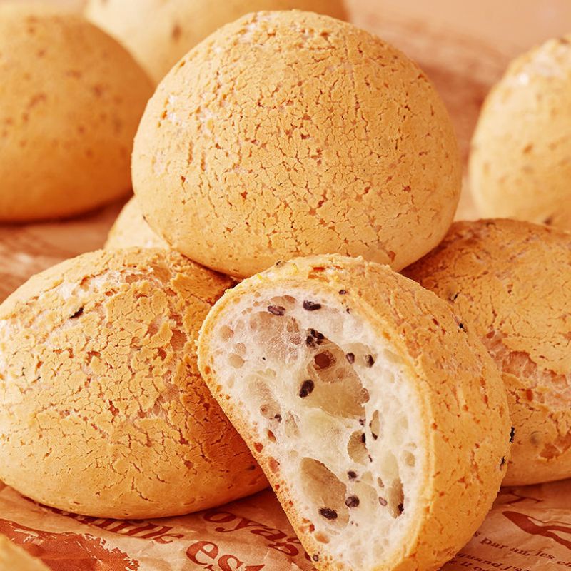 Bánh mì tròn vừng đen hàn quốc BiBiZan