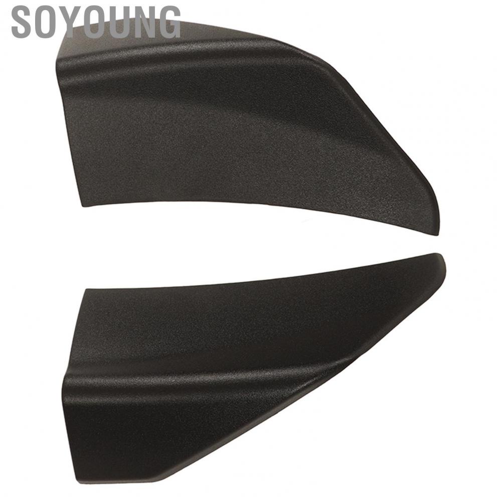 Soyoung Car Front Bumper Slitter Lip Diffuser  Black Precision Crafted Chin Spoiler Winglet Guards for Vehicle