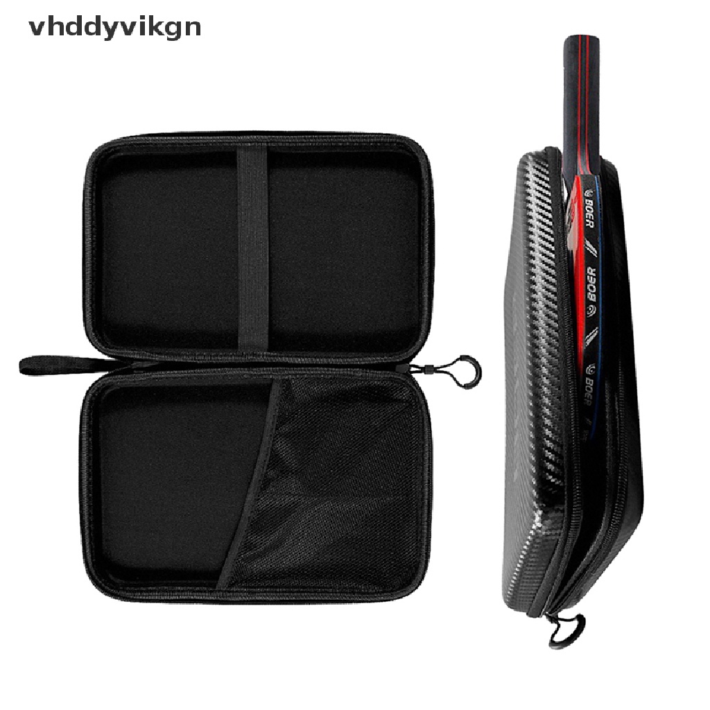 1 Túi Đựng Vợt Bóng Bàn EVA Chống Thấm Nước Có Khóa Kéo Kích Thước 290x195x50mm