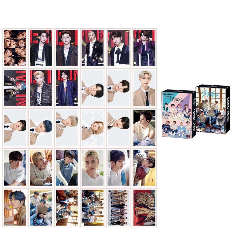 Hộp 30 Ảnh Thẻ In Hình Nhóm Nhạc Straykids Margot3