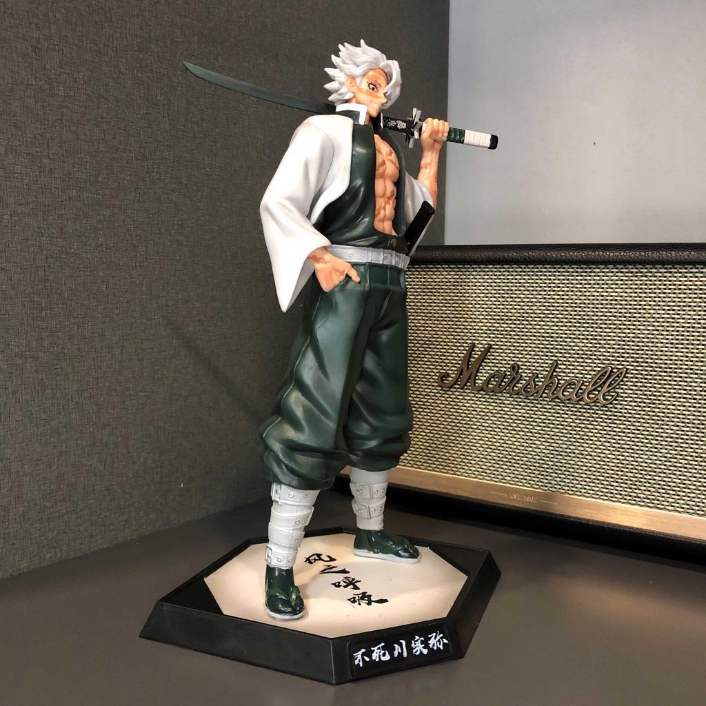 Mô hình nhân vật Phong trụ Sanemi Shinazugawa cao 32cm | figure anime kimetsu no yaiba truyện thanh gươm diệt quỷ