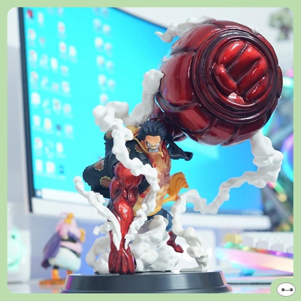 Mô hình nhân vật LUFFY GEAR 4 cao 30cm sắc nét | Figure anime one piece vua hải tặc sưu tầm trang trí nhá cửa