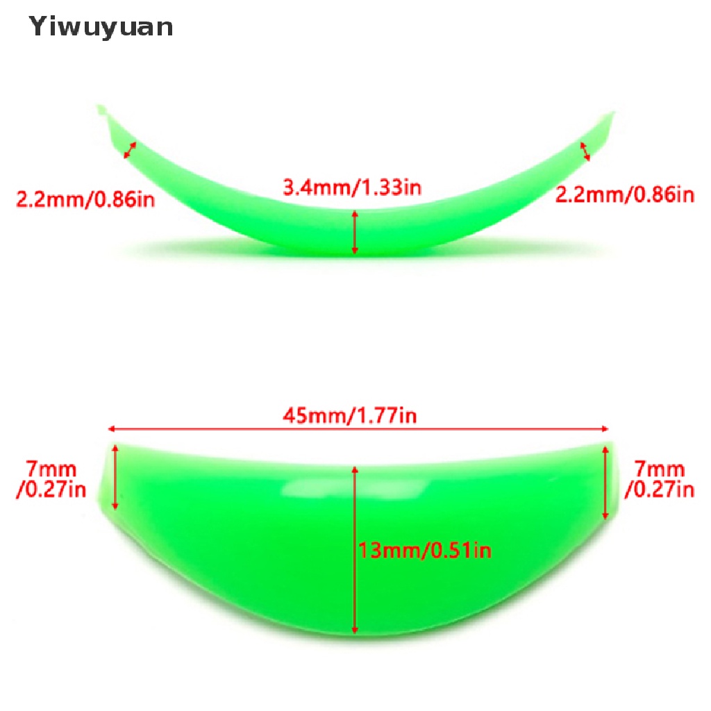 < Yiwuyuan > 4 Cặp Đệm Silicone Uốn Cong Lông Mi Có Thể Tái Sử Dụng