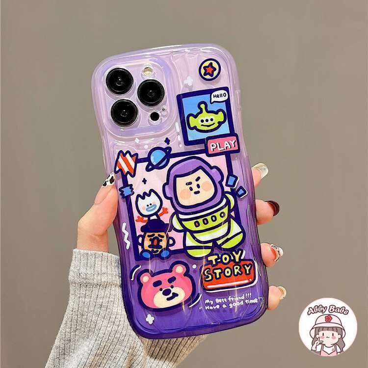 Ốp Điện Thoại TPU Mềm Trong Suốt Chống Sốc IP 14 Pro Max IP 11 Pro Max 12 11 Pro Max Hình Phi Hành Gia Hoạt Hình Graffiti