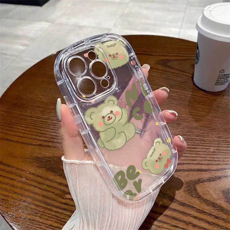✅Ốp Điện Thoại Dẻo Trong Suốt Họa Tiết Chú Gấu Nhỏ Dễ Thương Chống Sốc Cho Iphone14 Xsmax 7 1213 11 / xr8p PUH7