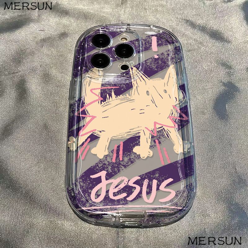 ✅Ốp Điện Thoại Mềm Trong Suốt Chống Sốc Hình Mèo Kitty Cho Iphone147 118p xr13 12 / promaxxs / Scare T7DV